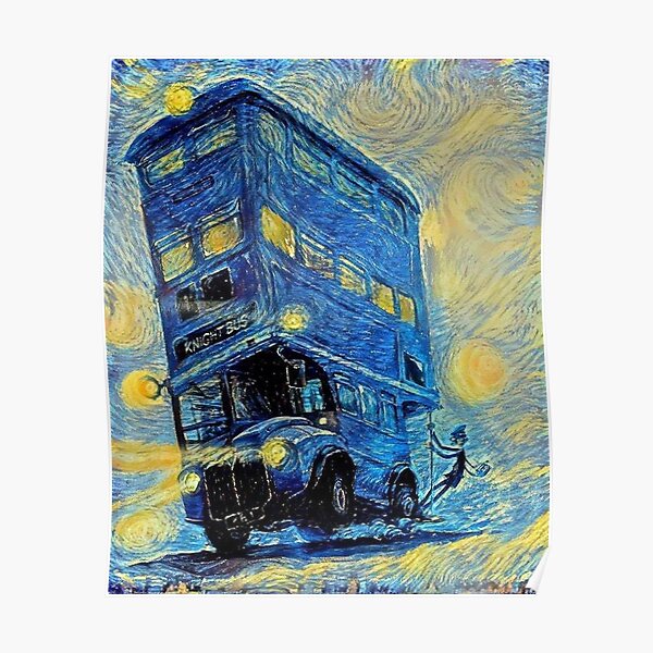 Bus de chevalier de transport magique Poster