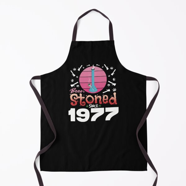 Item preview, Been stoned since 1977 (Pink retro vintage sunset with bong) designed and sold by YomeHayin.