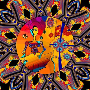 Artwork thumbnail, Girl With Kaleidoscope Eyes by Sarah Curtiss
