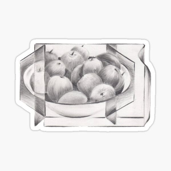 One apple a day Sticker