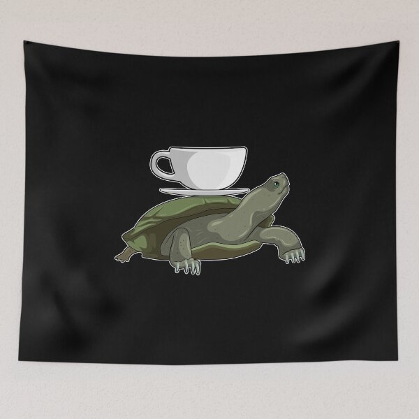 Item preview, Turtle with Teacup designed and sold by Snabdesign84.