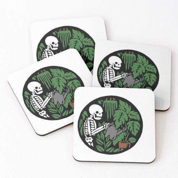 Item preview, Skeleton Watering Plants  designed and sold by Lacy1715.