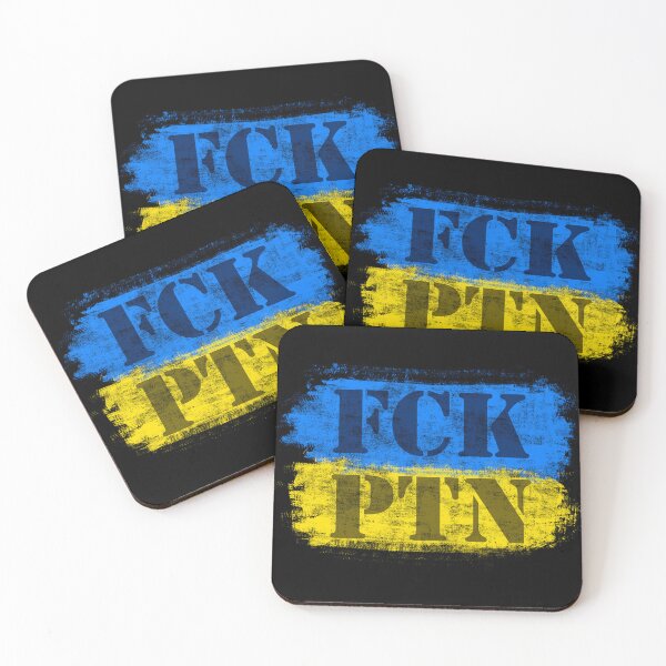Item preview, Fck Ptn Flag - Fuck Putin - Anti Putin - Blue and Yellow designed and sold by Teelightful.