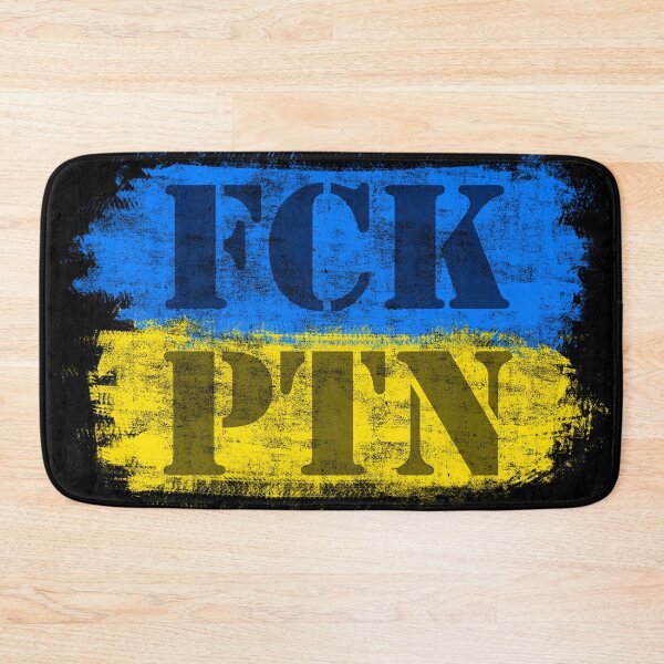 Item preview, Fck Ptn Flag - Fuck Putin - Anti Putin - Blue and Yellow designed and sold by Teelightful.