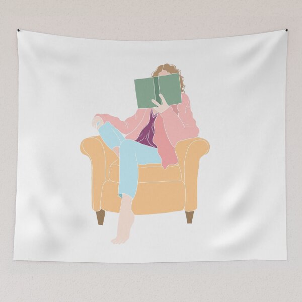 Item preview, Reading nook, book lover designed and sold by Ana Moguš.