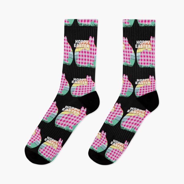 Item preview, Cute Bunny Hoppy Easter Bunny Rabbit Plaid Checkered Pattern designed and sold by CharJens.