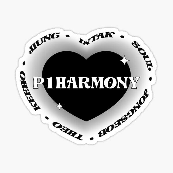P1 Pl PI Harmony P1harmony P1H Photo Sticker Stickers 16pcs Kpop Goods Nice  Deco