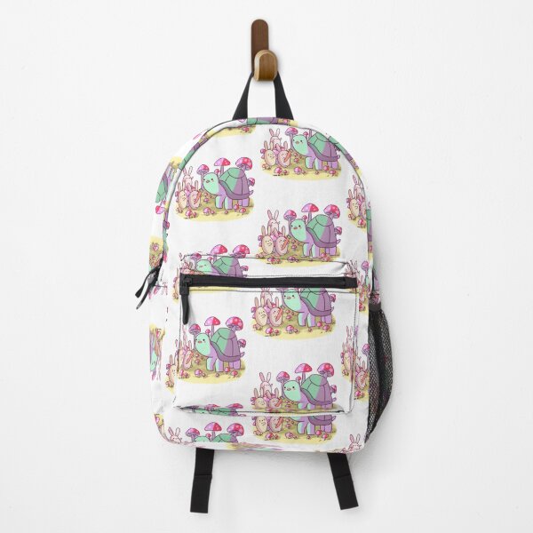 Item preview, Cute bunnies and turtle with mushrooms designed and sold by Mayarart.