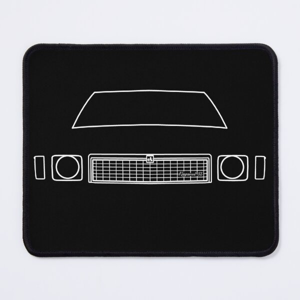 Artikelvorschau, Weiße Umrissgrafik für Oldtimer von Holden Kingswood aus den 1970er Jahren entworfen und verkauft von soitwouldseem.