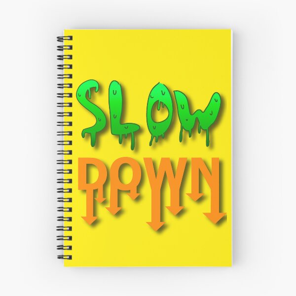 Item preview, Slow Down Wellness Poster designed and sold by BrookshireB.