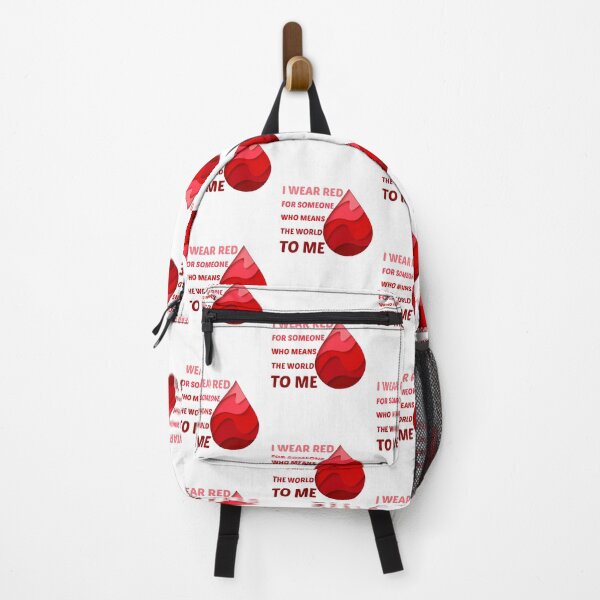 Item preview, World Hemophilia Day Quote: I Wear Red For Someone Who Means The World To Me designed and sold by AMINE ★★★★★.