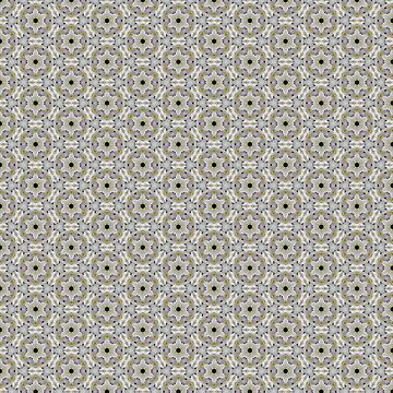 Artwork thumbnail, Winter blooms kaleidoscopic pattern by Penguland