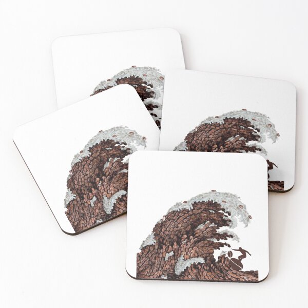 Item preview, Great Wave Off Coffee designed and sold by NineOneOne.