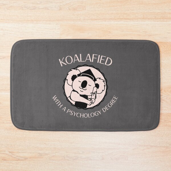 Item preview, Koalafied With a Pyschology Degree - University Graduation - Graduatees designed and sold by GraduaTees.