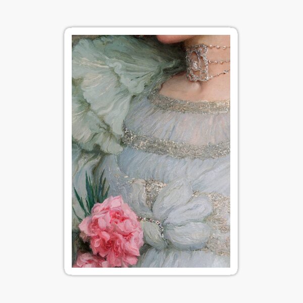 Item preview, The Gilded Age Old Master close up fashion history art designed and sold by Glimmersmith.