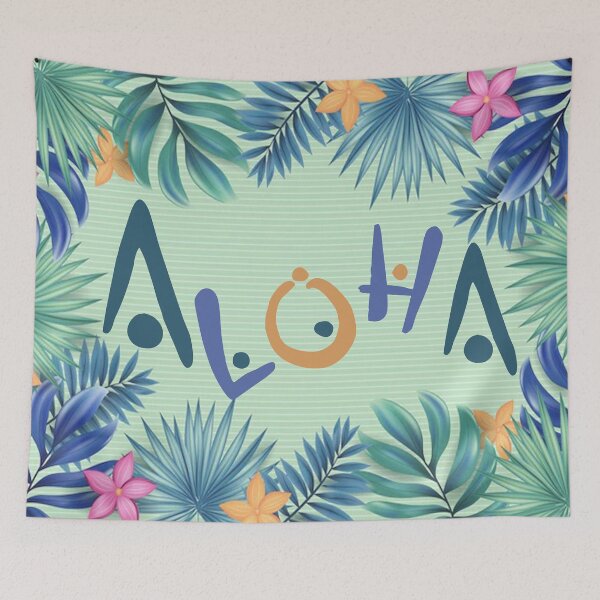 Item preview, Hawaiian Aloha Greeting designed and sold by J Marielle Designs.