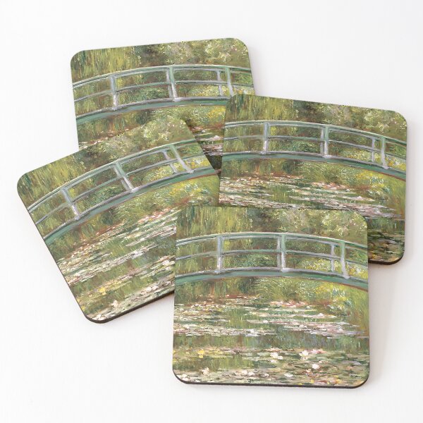 Item preview, Claude Monet Water Lilies | Monet Waterlily Cat Prints designed and sold by Artone369.