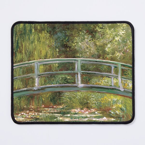 Item preview, Claude Monet Water Lilies | Monet Waterlily Cat Prints designed and sold by Artone369.