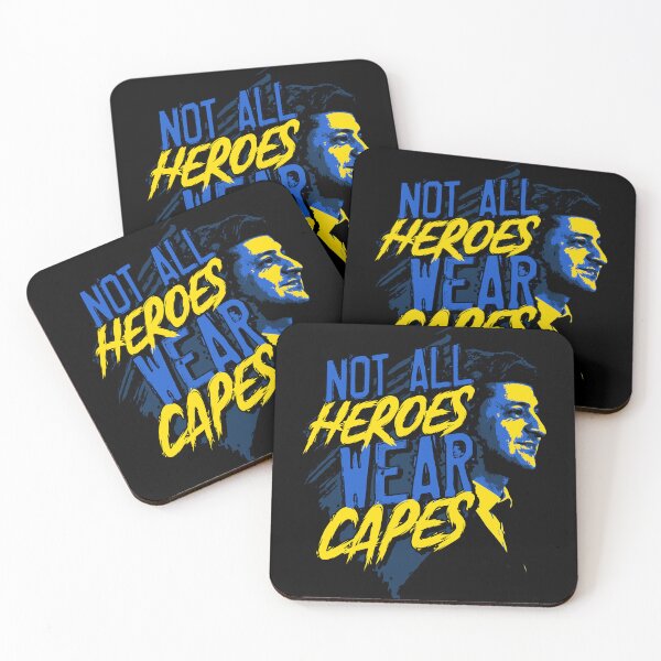 Item preview, Not All Heroes Wear Capes Ukraine designed and sold by BettyGrantStore.