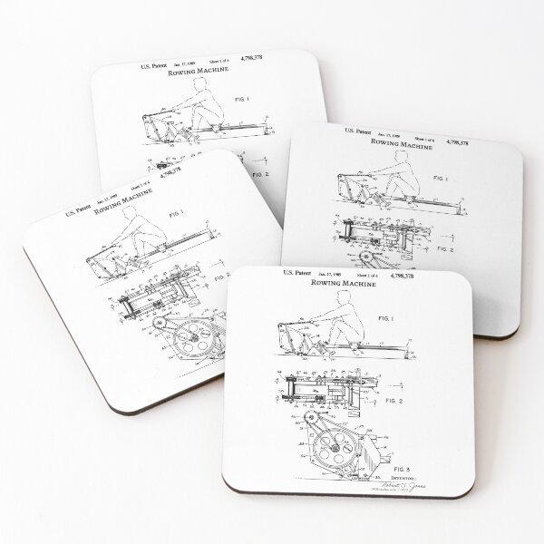 Item preview, Rowing machine patent, ERG machine lover designed and sold by anodyle.