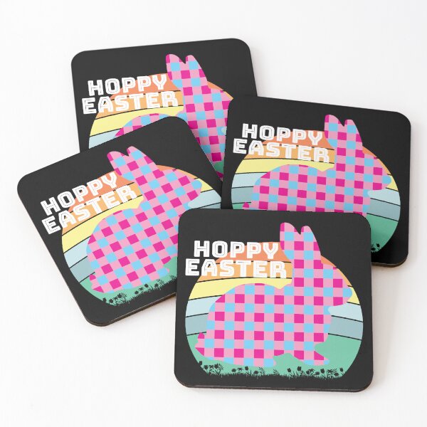 Item preview, Cute Bunny Hoppy Easter Bunny Rabbit Plaid Checkered Pattern designed and sold by CharJens.