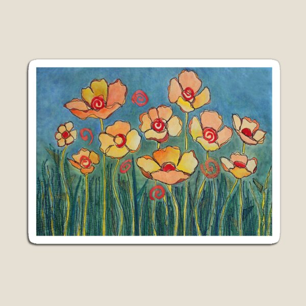 Field of Poppies Magnet