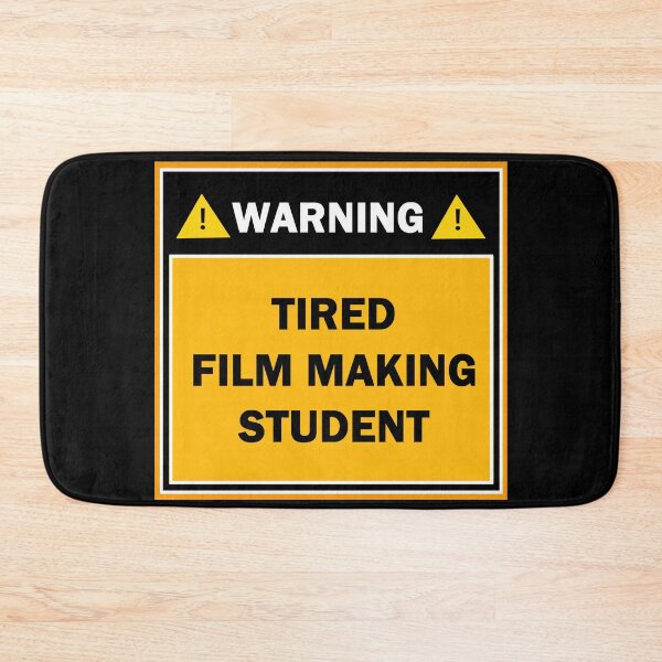 Item preview, Warning tired film making student designed and sold by mejtstupor.