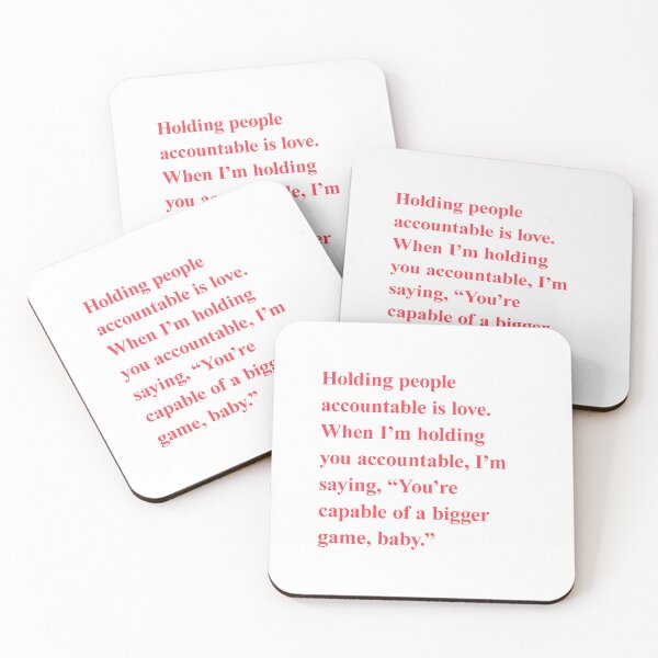 Item preview, holding people accountable is love  designed and sold by kaylabeatty.
