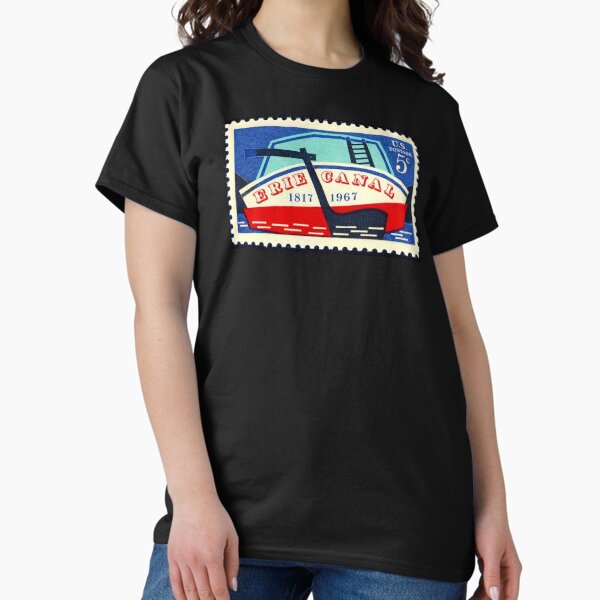 Item preview, Erie Canal 150th Anniversary US Postage Stamp, Erie Canal waterway, friggate, boat, 5 cents US Postage Stamp designed and sold by Nostrathomas66.