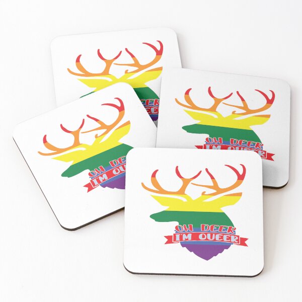 Item preview, Oh Dear (Deer) I'm Queer  - Gay Pride designed and sold by MauveMoves.