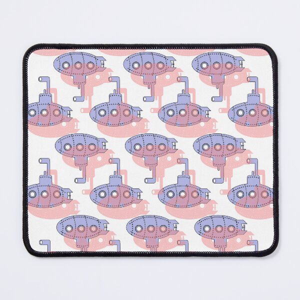 Item preview, Submarine Lavender Red Repeat Pattern designed and sold by deskwhiskey.