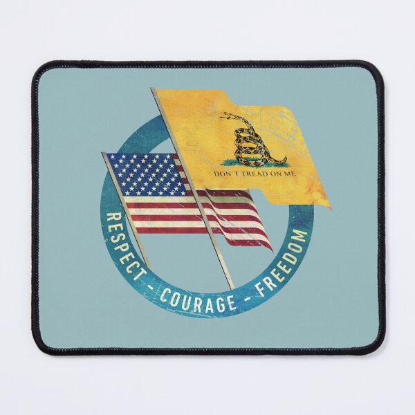 Item preview, USA - Gasden Flag - Vintage Emblem V01 designed and sold by Lidra Zehcnas.