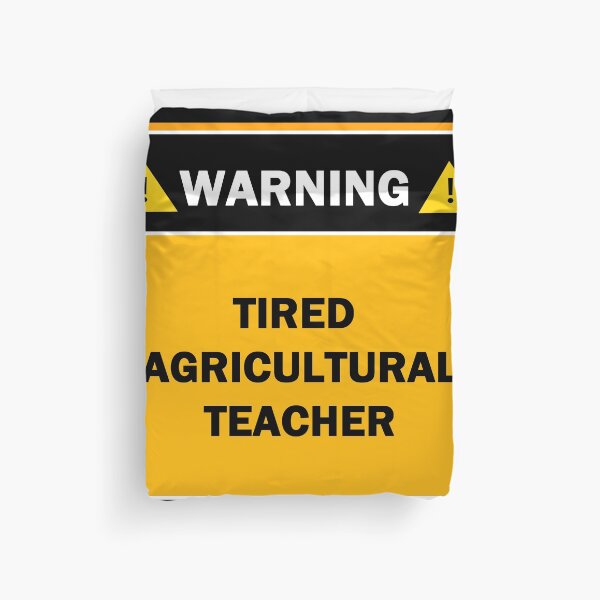 Item preview, Warning tired agricultural teacher designed and sold by mejtstupor.