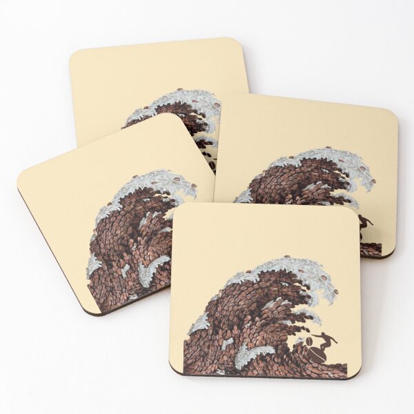 Item preview, Great Wave Off Coffee designed and sold by NineOneOne.