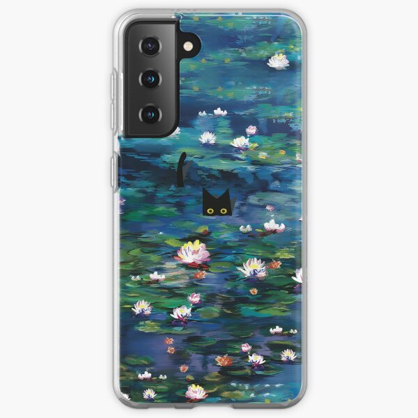 Item preview, Claude Monet Water Lilies | Monet Waterlily Cat Prints designed and sold by Artone369.