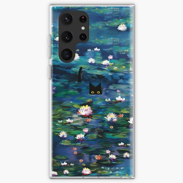 Item preview, Claude Monet Water Lilies | Monet Waterlily Cat Prints designed and sold by Artone369.
