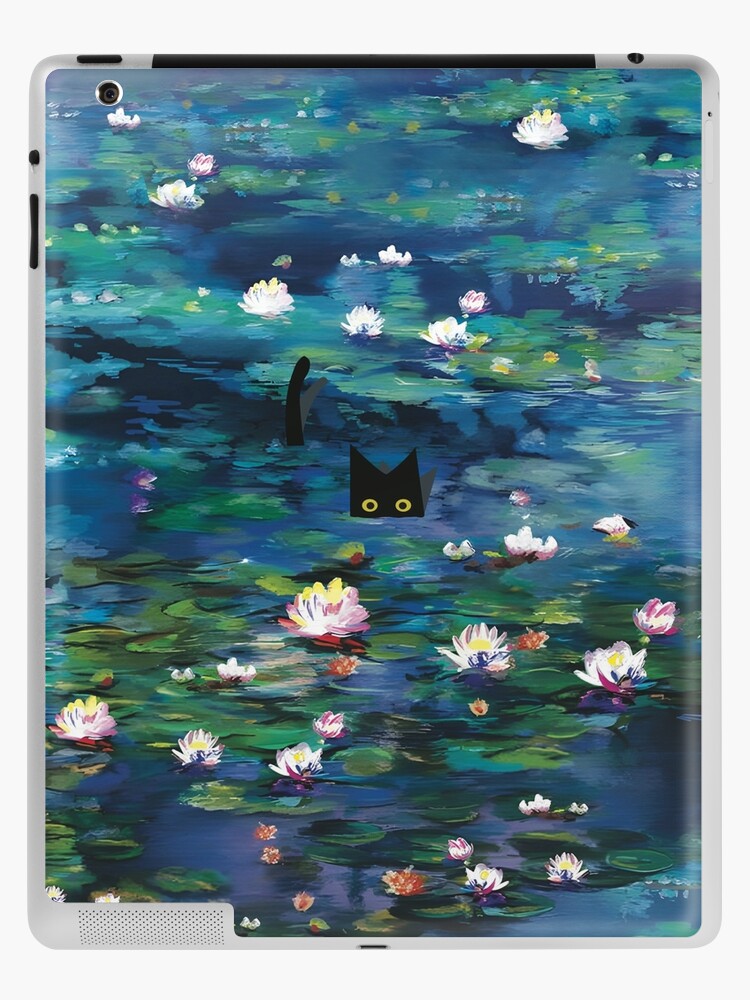 Claude Monet Water Lilies, Monet Waterlily Cat Prints iPad Case & Skin  for Sale by Artone369