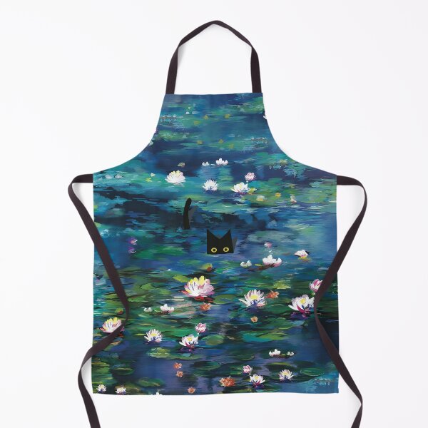 Item preview, Claude Monet Water Lilies | Monet Waterlily Cat Prints designed and sold by Artone369.