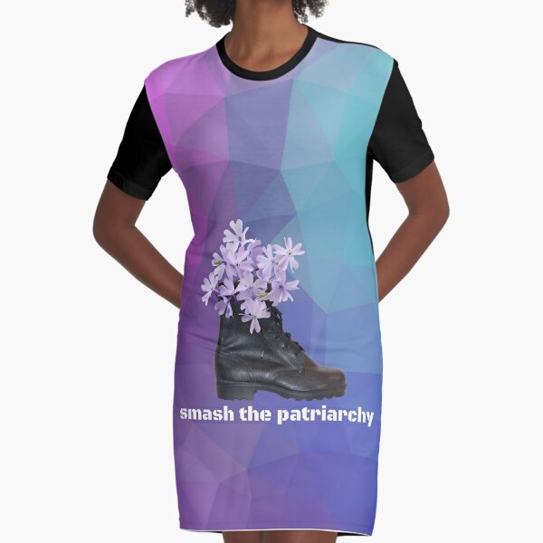 Smash the Patriarchy Graphic T-Shirt Dress