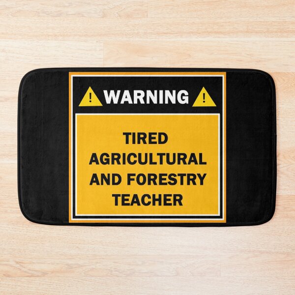 Item preview, Warning tired agricultural and forestry teacher designed and sold by mejtstupor.