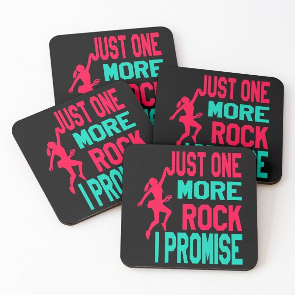 Item preview, Just one more rock l promise | Mountain climbers  designed and sold by VictorL Designs.