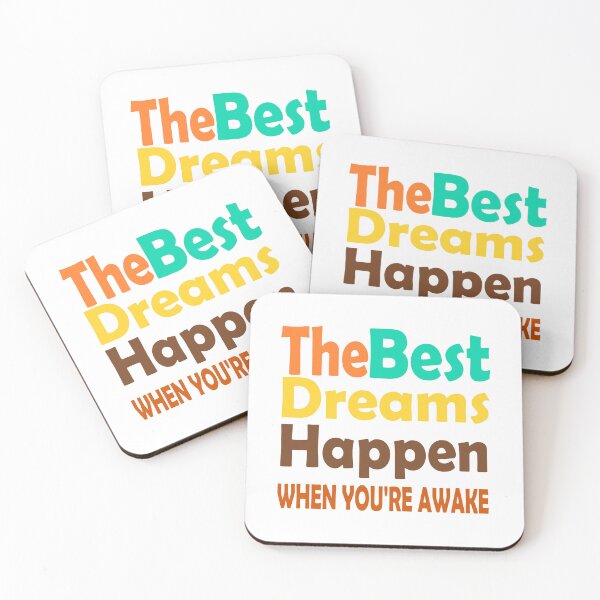 Item preview, The best dreams happen when you are awake designed and sold by SpringPetals.