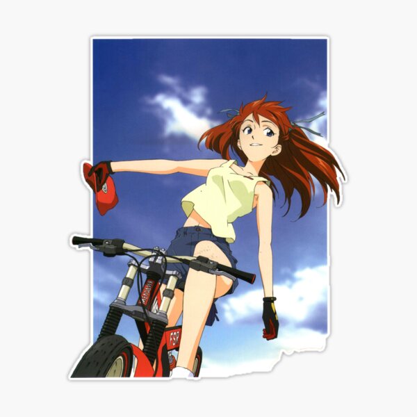 EVA Canvas Art アスカ(The bicycle） EVA Canvas Art アスカ(The