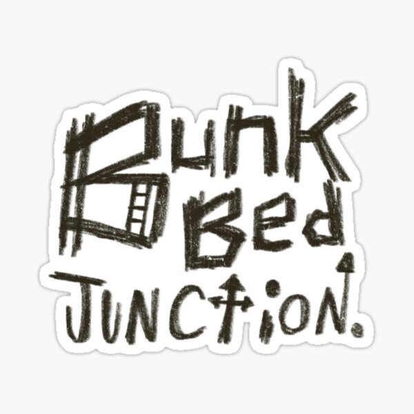 "Bunk Bed Junction NSR Band Logo" Sticker for Sale by MarbleMark Redbubble