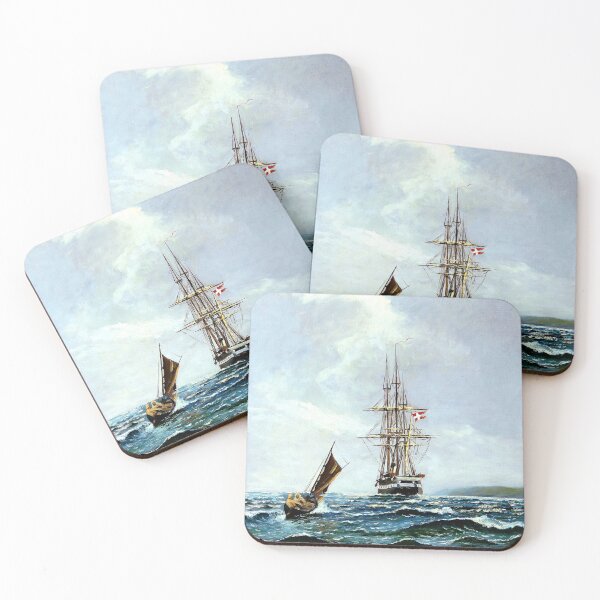 Item preview, Seascape with the Frigat Jylland - Vilhelm Bille (Unknown date) designed and sold by Geraldo Garcia.