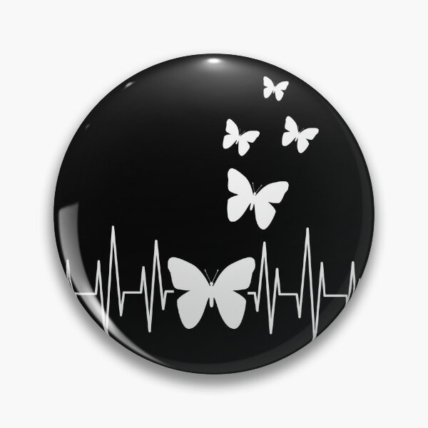 Item preview, Aesthetic Heartbeat with Butterflies designed and sold by cerenalkan.