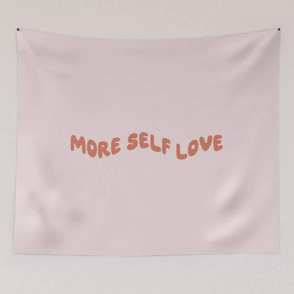 Item preview, More Self Love Wavy Quote - Positive Affirmation - Red designed and sold by bykirstco.