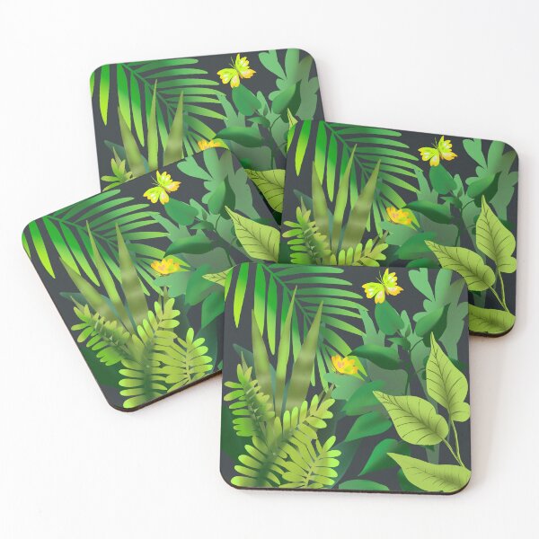 Item preview, Jungle with butterflies designed and sold by Lemontreeart63.