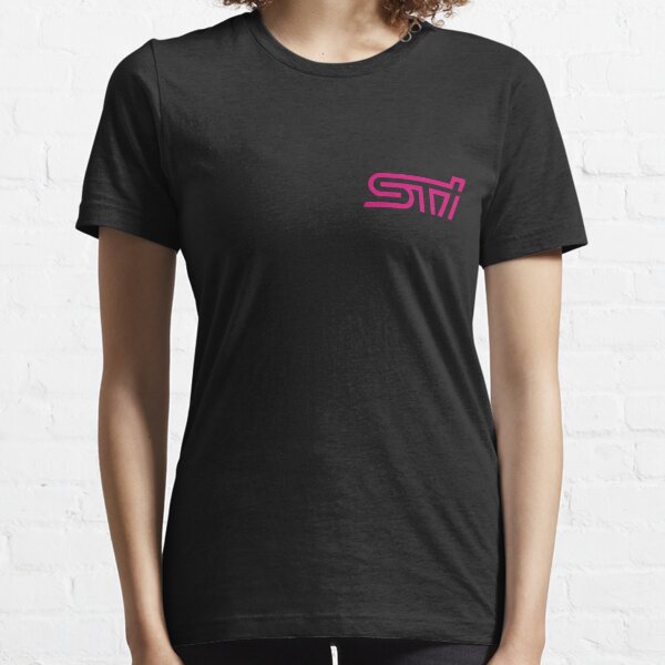 STI - Subaru Technica International Pink Logo Essential T-Shirt