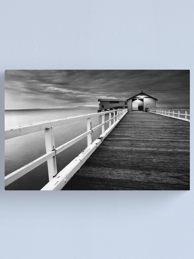 Alternate view of Queenscliff Pier Canvas Print